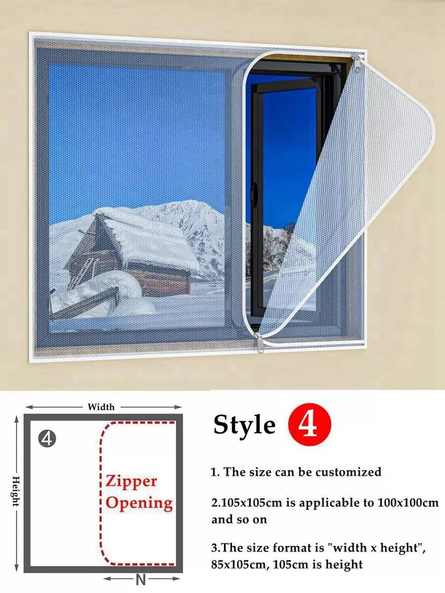 Window Insulation Film Double-Layer Transparent Draft Barrier