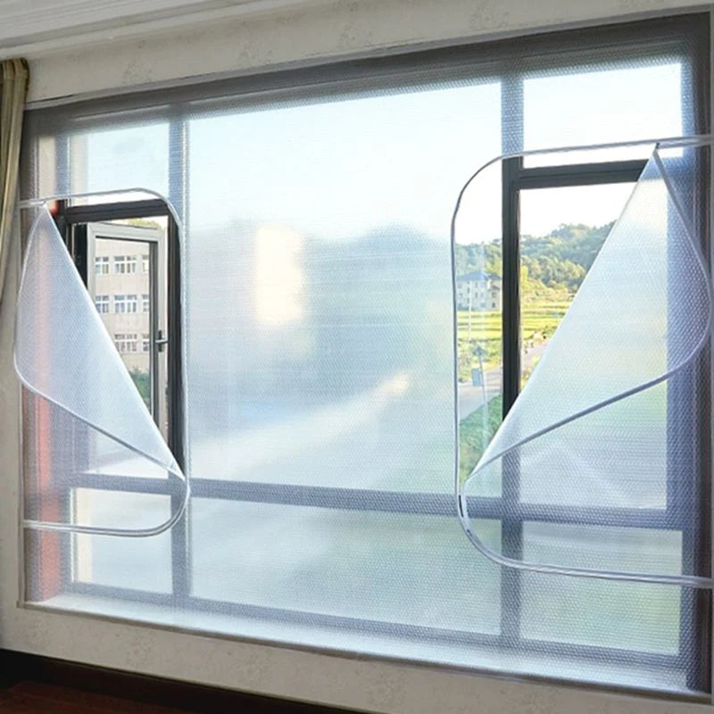 Window Insulation Film Double-Layer Transparent Draft Barrier
