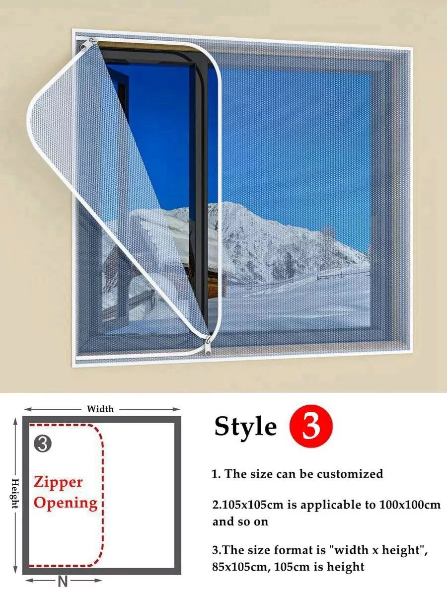 Window Insulation Film Double-Layer Transparent Draft Barrier