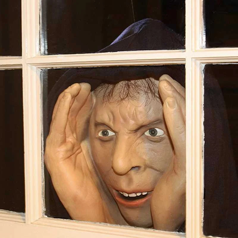 Window Peeper Decoration Realistic Latex Suction Cup Mounting