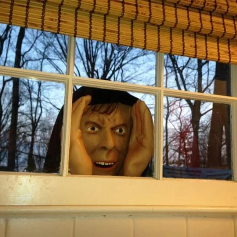 Window Peeper Decoration Realistic Latex Suction Cup Mounting