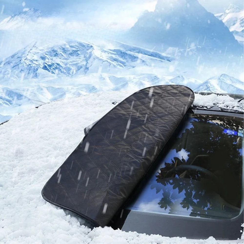 Windshield Cover Magnetic Weather-Resistant Foldable