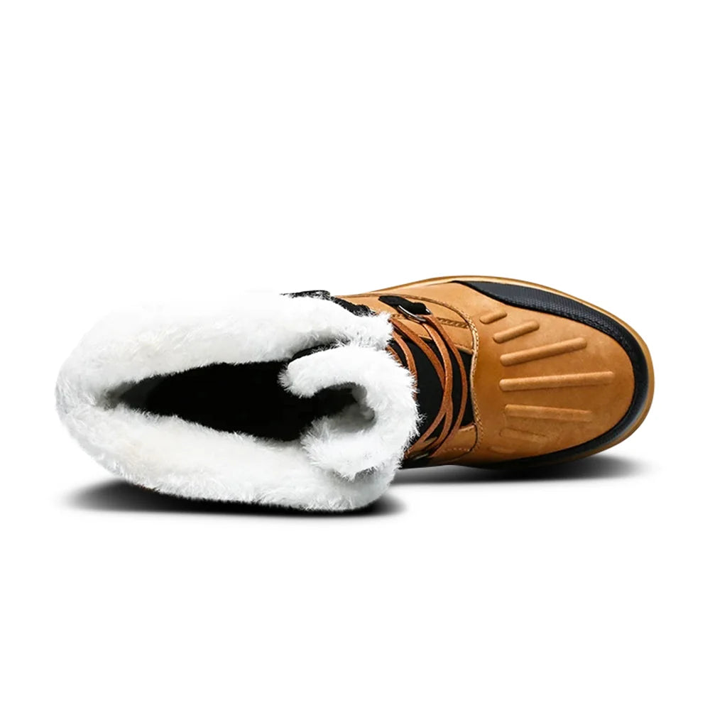 Winter Boots Faux Fur Lined Water-Repellent Non-Slip Soles