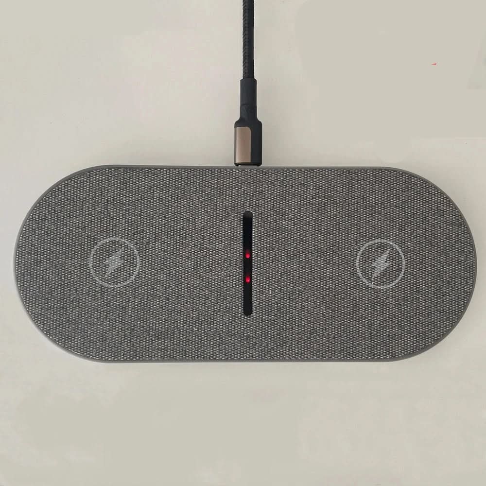 Wireless Charging Station Dual-Device Qi-Compatible 40W Fast Charging