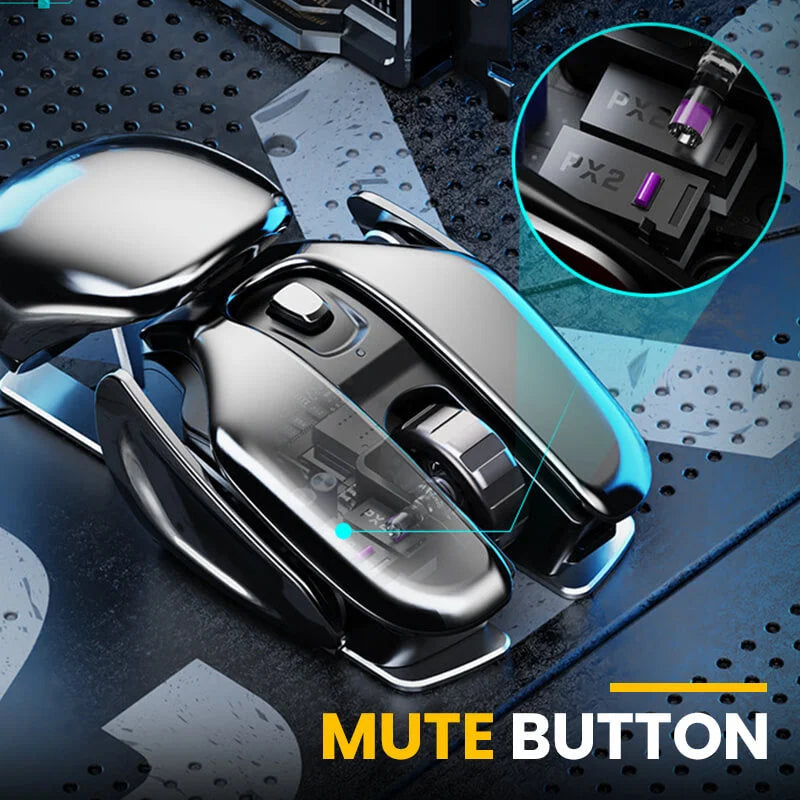 Wireless Mouse Rechargeable Quiet Clicks Adjustable DPI
