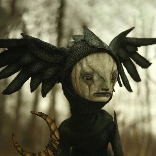Witch Figurine Detailed Halloween Tabletop Décor