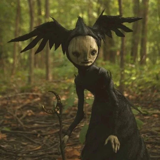 Witch Figurine Detailed Halloween Tabletop Décor