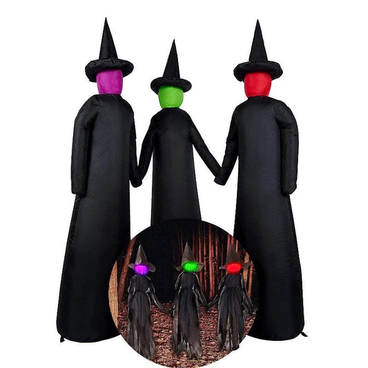 Witch Yard Decor Set of 3 LED Sound-Activated Lights