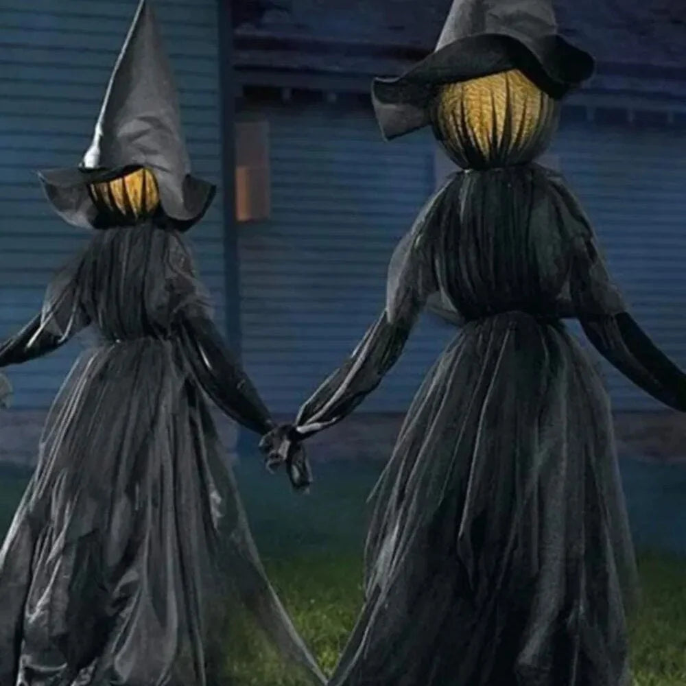 Witch Yard Decor Set of 3 LED Sound-Activated Lights
