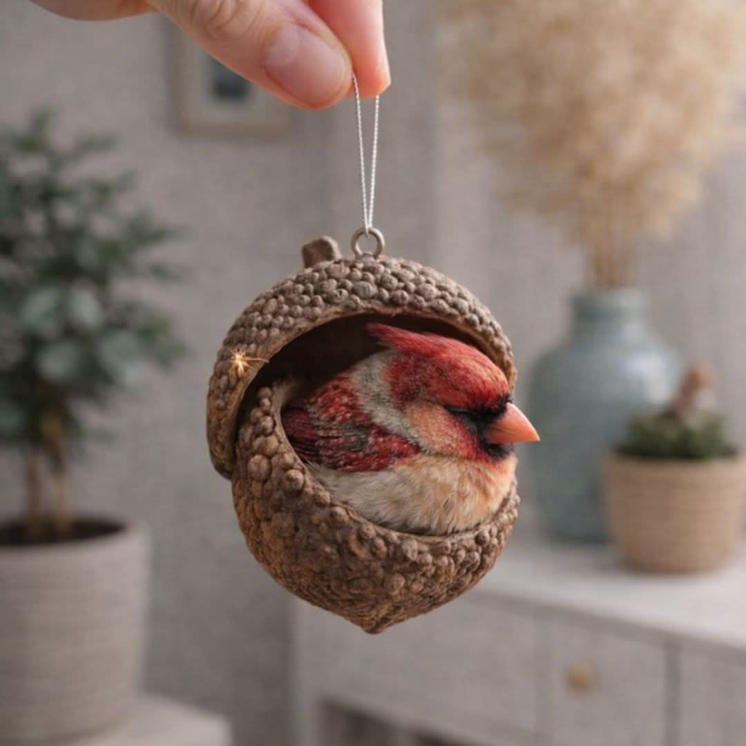Woodland Animal Figurine Sleeping Design Indoor & Outdoor Decor