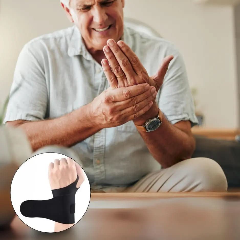 Wrist Brace Adjustable Compression Breathable Fabric
