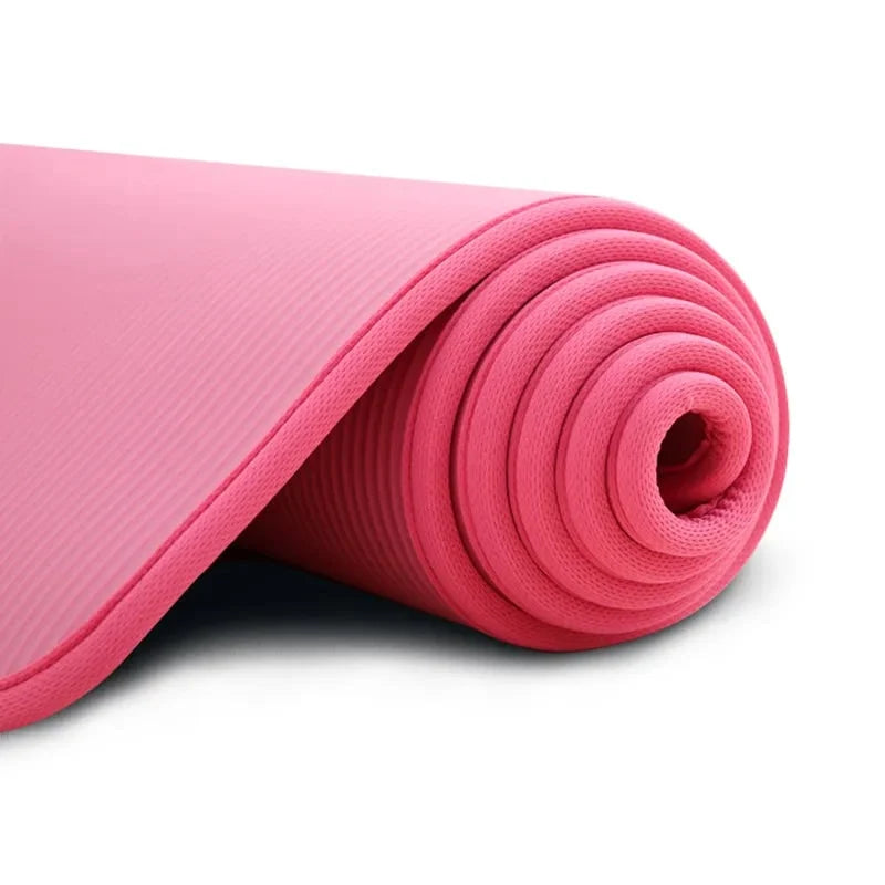 Yoga Mat 10mm Cushioned Non-Slip Surface