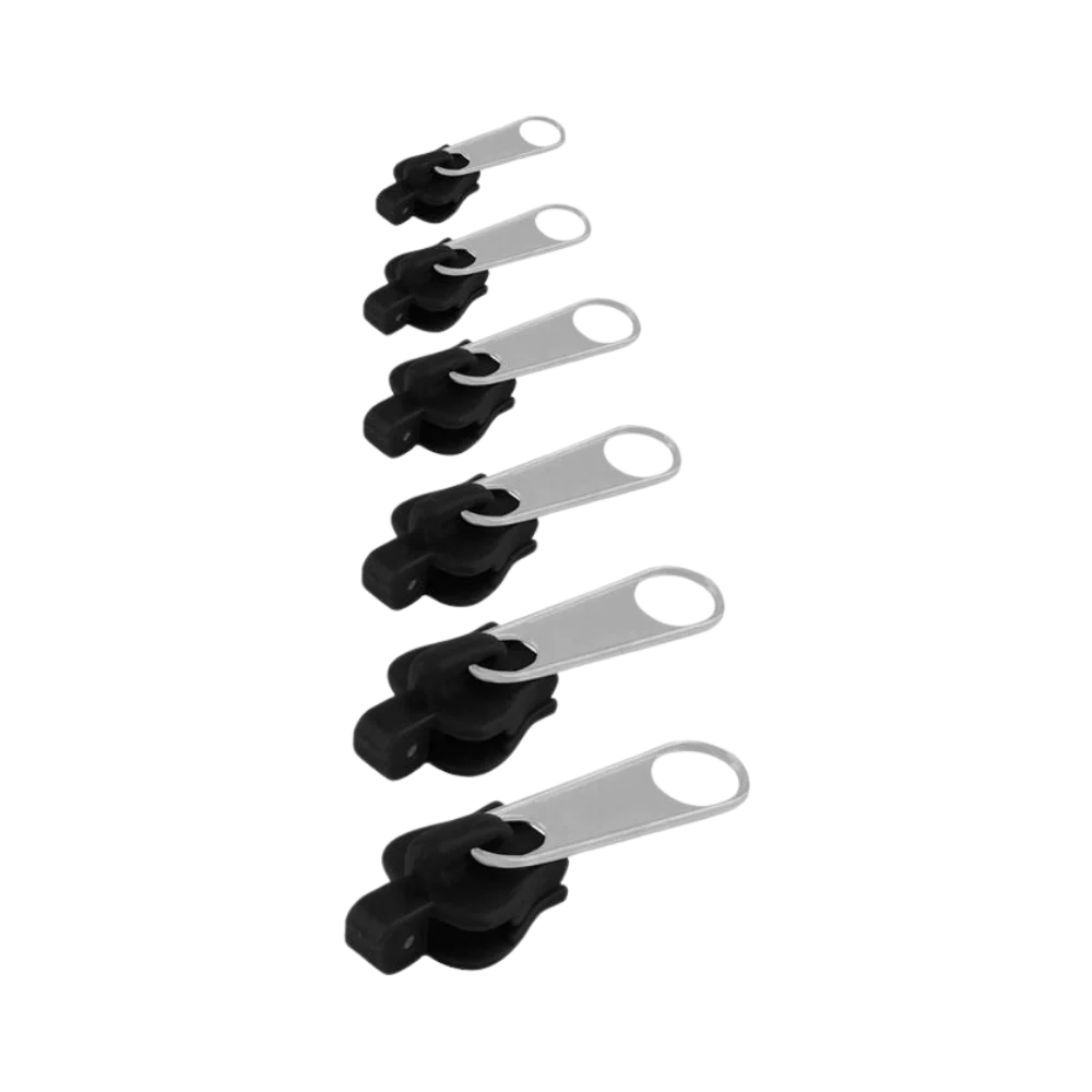 Zipper Slider Repair Set Aluminum Tool-Free 6-Piece